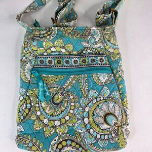Vera Bradley Retired Hipster Crossbody Shoulder Bag Purse Peacock